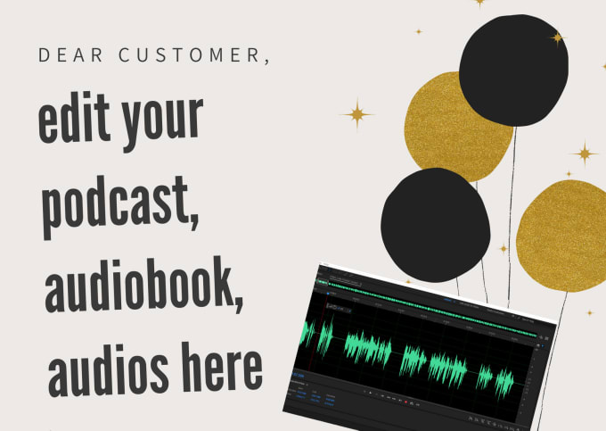 Gig Preview - Professionally edit, produce your audio podcast, equalize and remove noise