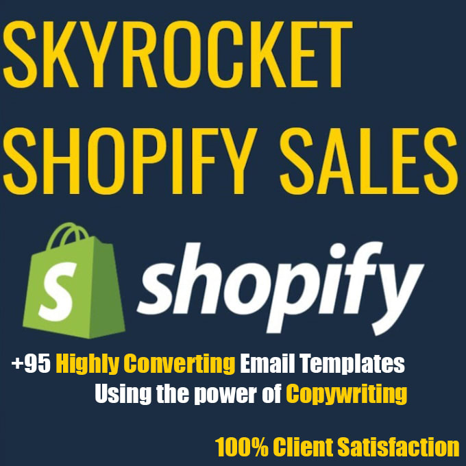 Gig Preview - Send 95 email sequences to skyrocket your store sales