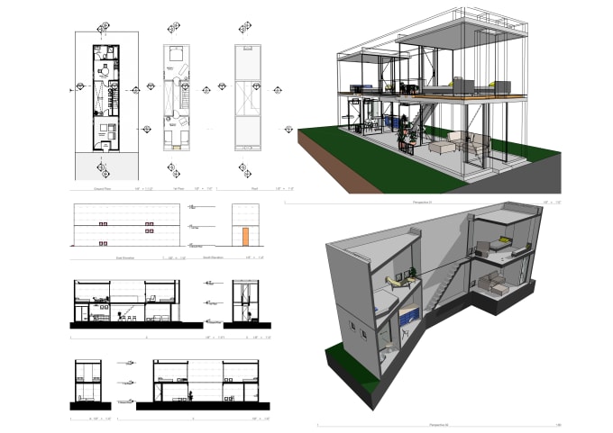 Gig Preview - Do architectural 2d drawings in autocad and 2d rendering