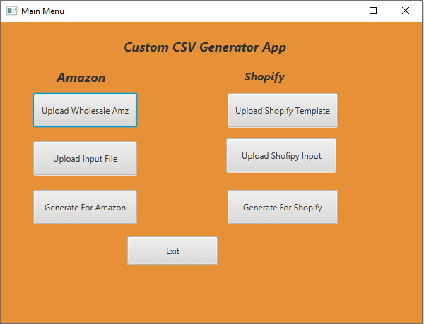 Gig Preview - Automate supplier file conversion to shopify amazon csv