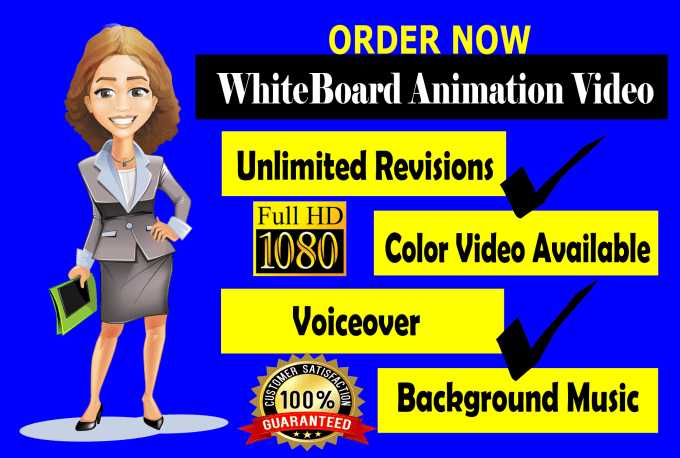 Gig Preview - Create a whiteboard animation explainer video