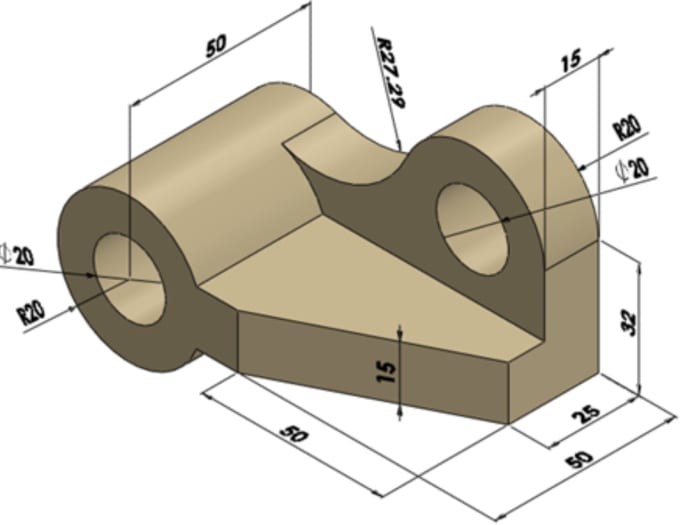 Bestseller - do 3d drawing and 2d modeling using autocad inventor and solid works