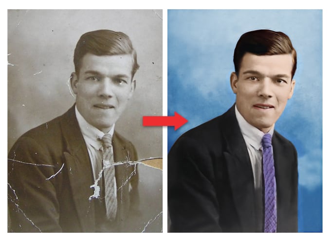 Gig Preview - Restore and colorize damaged old images