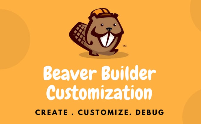 Gig Preview - Be your beaver builder expert