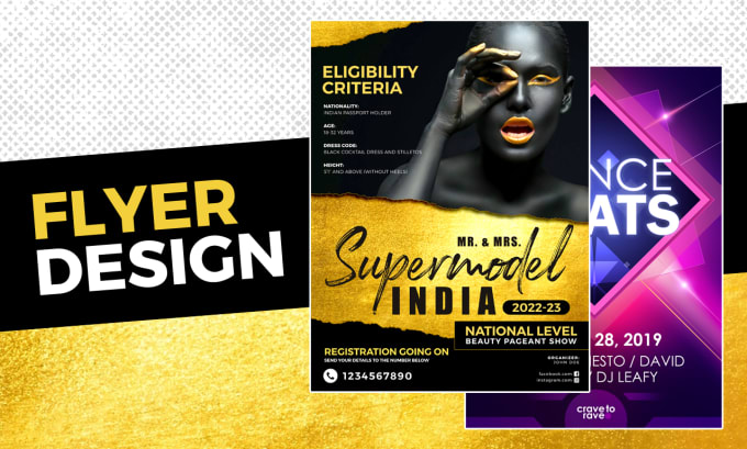 Gig Preview - Design professional flyers for you