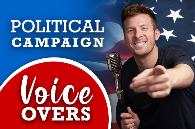 Gig Preview - Record a pro american voice over for your political campaign