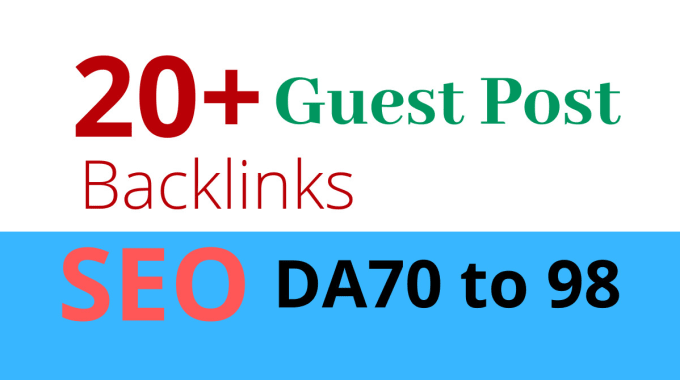 Gig Preview - Publish dofollow high da guest post da70 to98