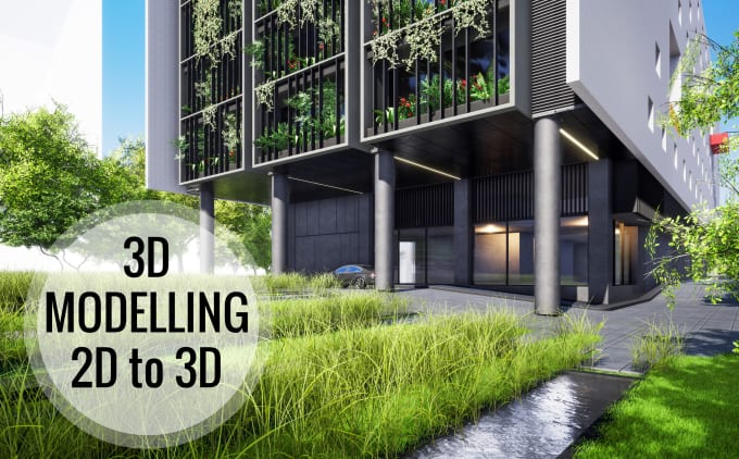 Gig Preview - Create an awesome architectural sketchup 3d model for you