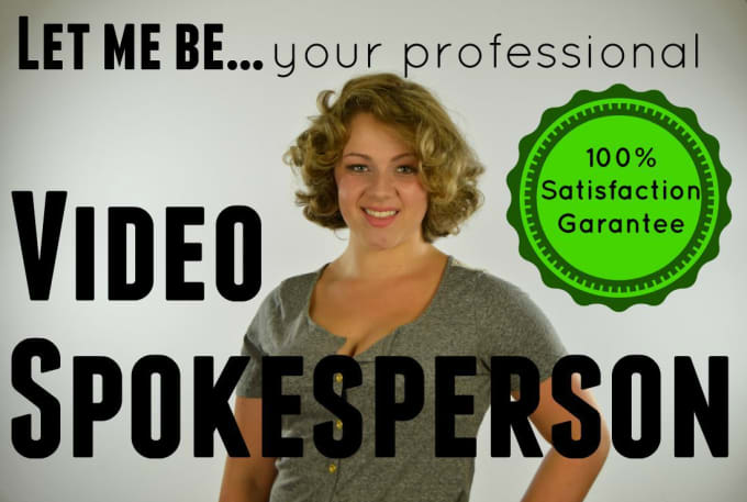 Gig Preview - Be your HD video spokesperson