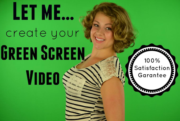 Gig Preview - Be your green screen actress spokesperson or testimonial