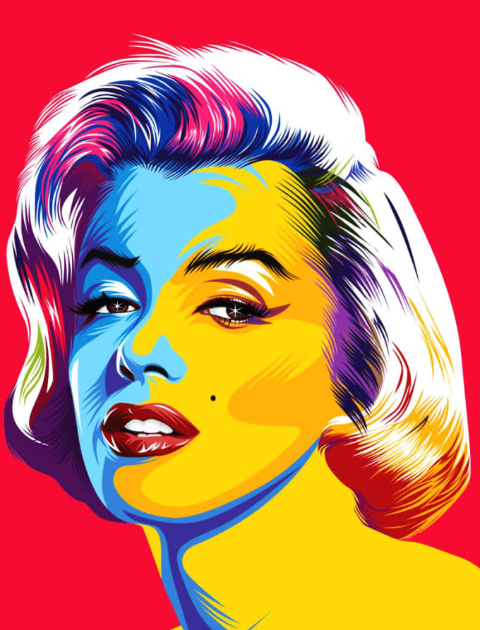 Gig Preview - Create your photo into wpap pop art in 24 hours