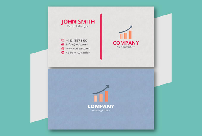 Gig Preview - Design an eye catching and professional business card in 24h