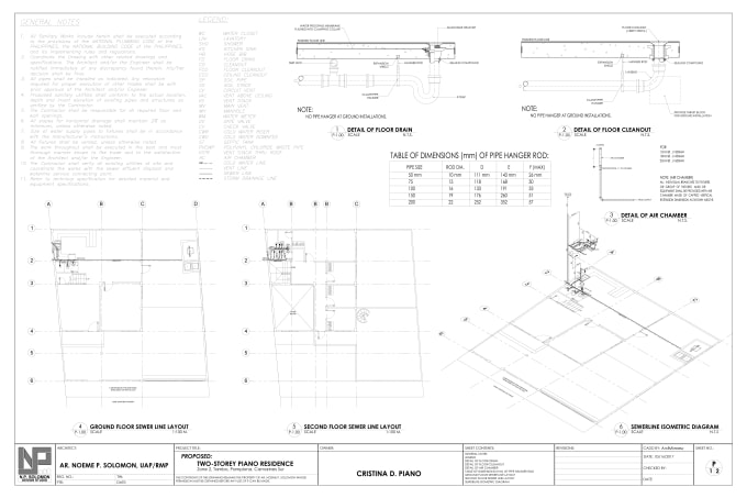 Gig Preview - Draw plumbing or sanitary plan and covert pdf drawings to 2d autocad