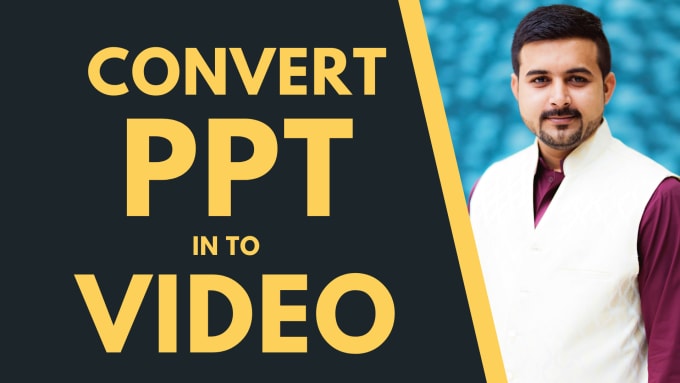 Gig Preview - Convert your ppt into video and add voiceover