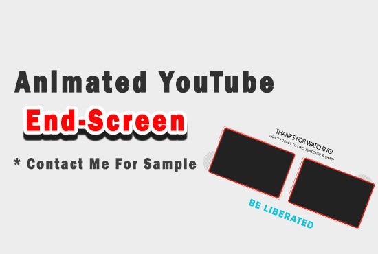 Gig Preview - Create youtube outro or end screen video