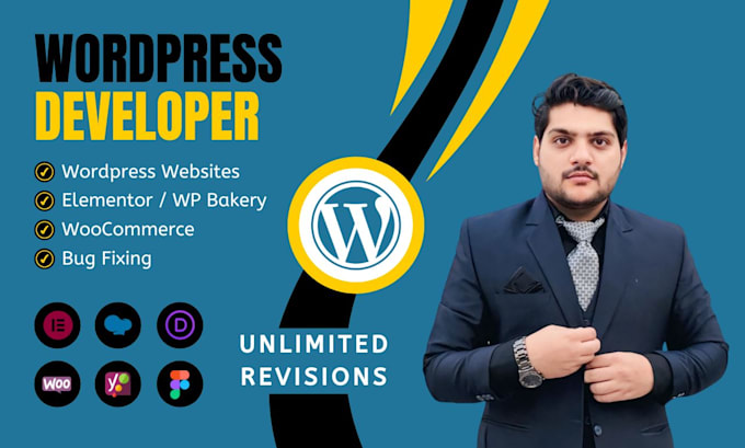 Gig Preview - Do a wordpress website design and development