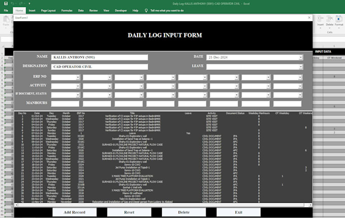 Gig Preview - Automate your excel sheets and database