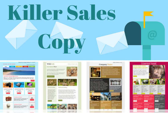 Gig Preview - Write killer sales copy or newsletter that converts