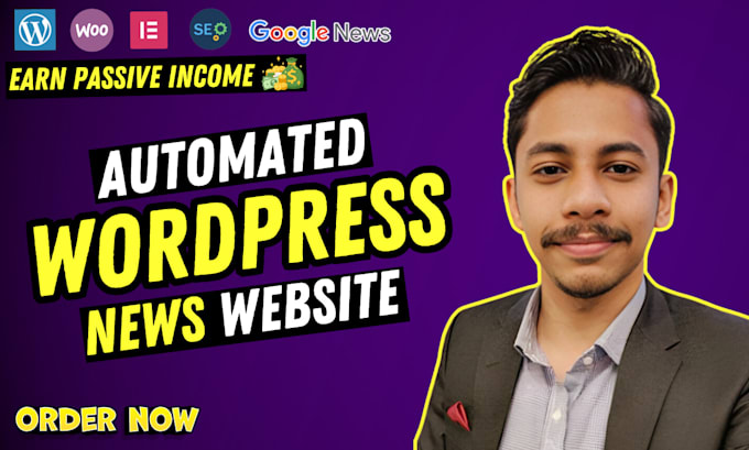 Bestseller - build an automated wordpress news site with auto blogging and google news