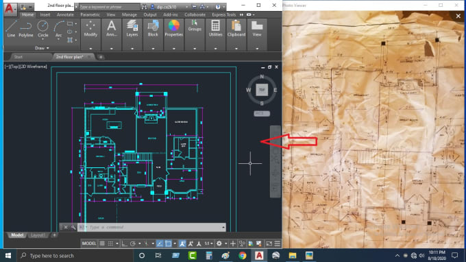 Gig Preview - Draw your architectural floor plan, elevations in autocad