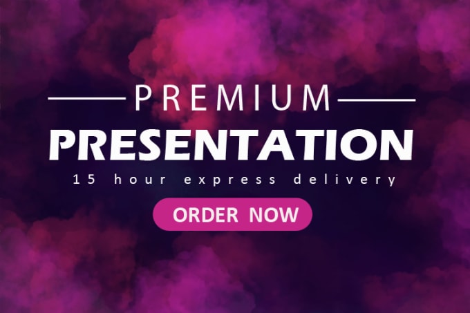 Gig Preview - Design a modern and professional powerpoint presentation