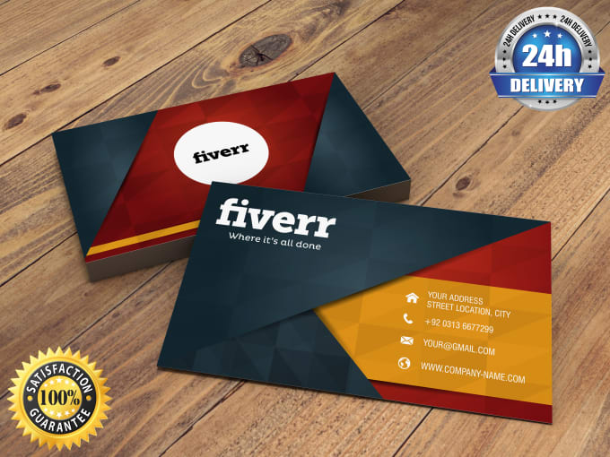 Gig Preview - Design outstanding business card design print ready