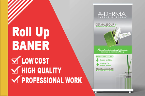 Gig Preview - Design a roll up banner