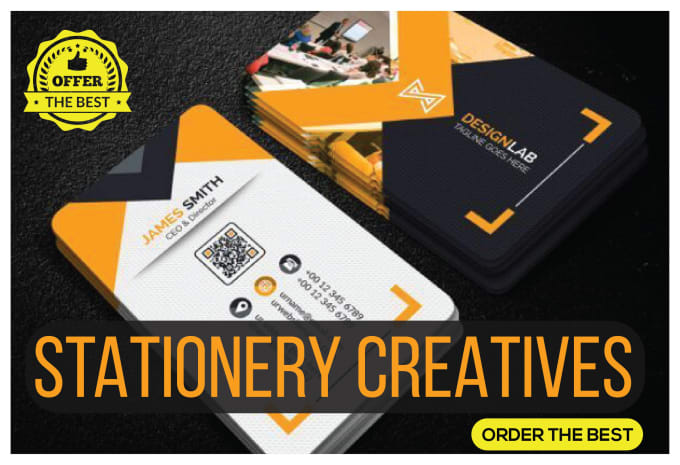 Gig Preview - Craft business card and stationery items for your brand identity