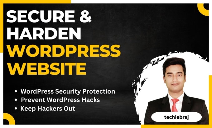 Gig Preview - Secure and harden your wordpress site from hackers