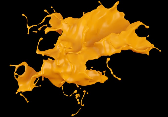 downloadable 3d paint splashes