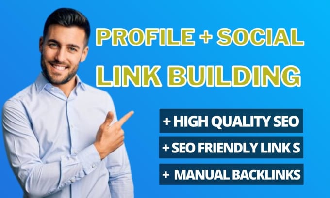 Gig Preview - Do profile and social backlinks manually seo link building