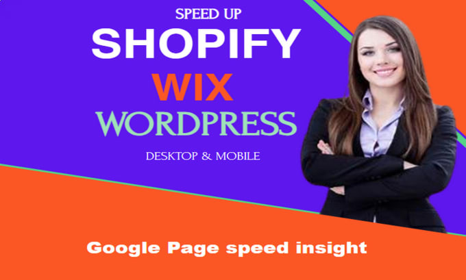 Gig Preview - Speed up your wix shopify squarespace wordpress website