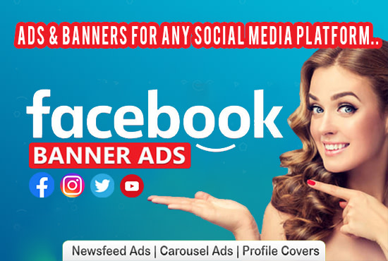 Gig Preview - Create custom and professional facebook ads banner and flyer