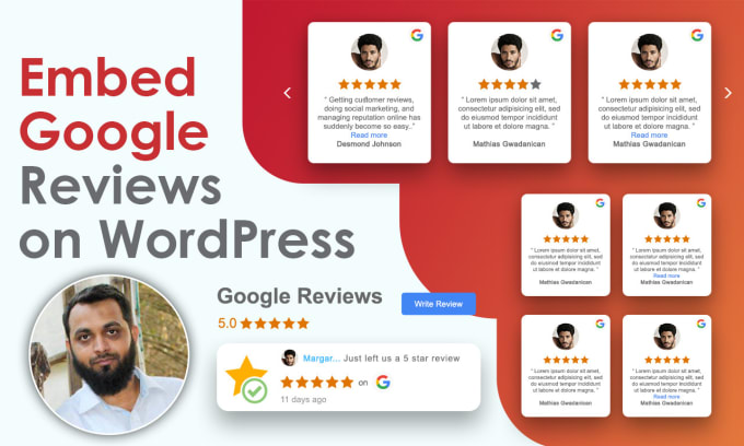 Gig Preview - Embed your google reviews on wordpress website