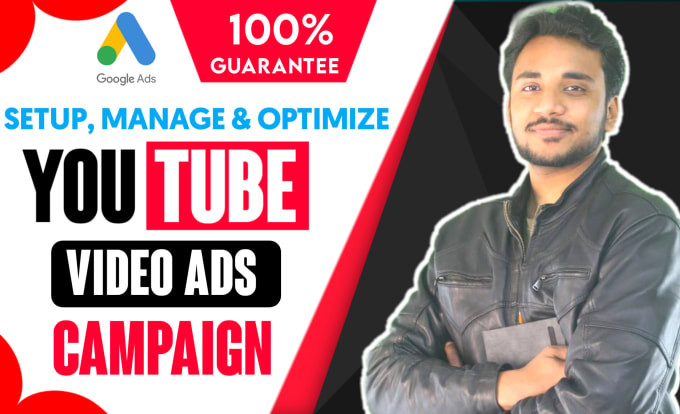 Gig Preview - Create youtube advertising ads promotion campaign with leads