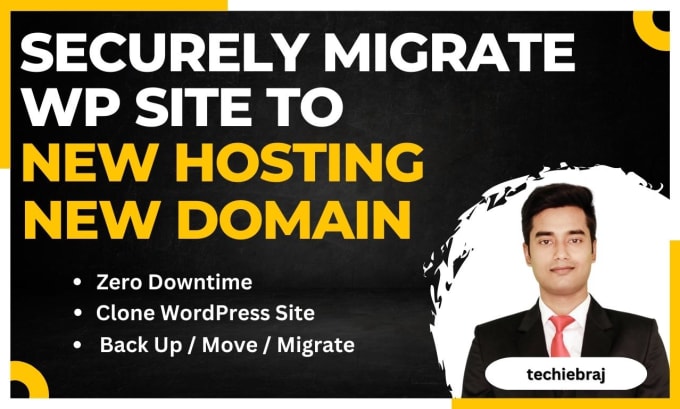 Gig Preview - Securely migrate wp site to new server and domain