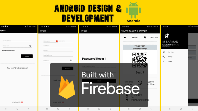 Gig Preview - Develop mvvm android app using firebase