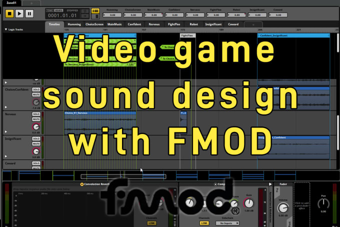 Gig Preview - Create sound effects for your game and implement using fmod