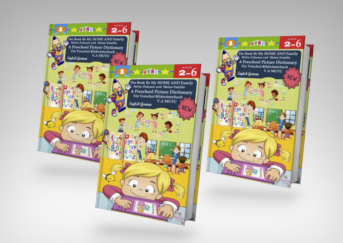 Gig Preview - Creative  kids, children book, book cover design, book cover, ebook cover