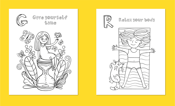 Gig Preview - Draw coloring book pages for children and adults