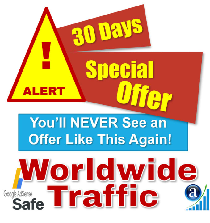 Gig Preview - Send you real worldwide human  website traffic visitors