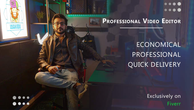 Gig Preview - Provide you professional video editing and post production