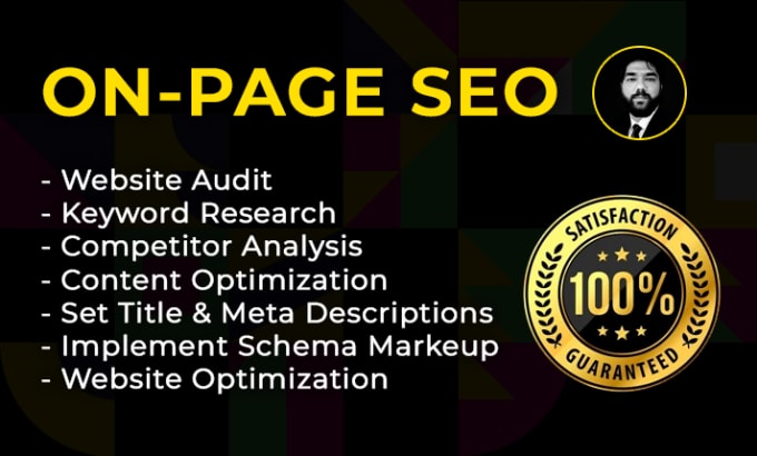 Gig Preview - Do on page SEO of your website