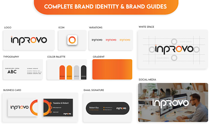 Gig Preview - Design brand identity and brand guides for your business