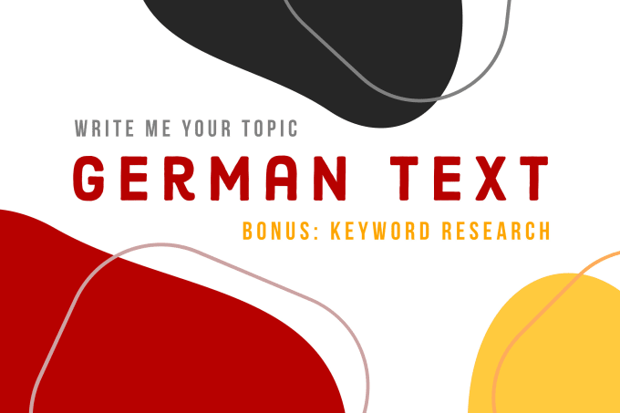 Gig Preview - Write your professional german SEO text