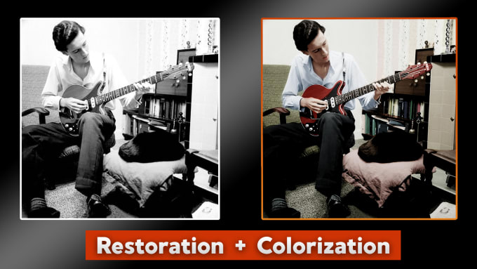 Gig Preview - Restore, colorize your old photos