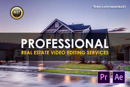 Gig Preview - Do professional real estate video editing in 24 hours