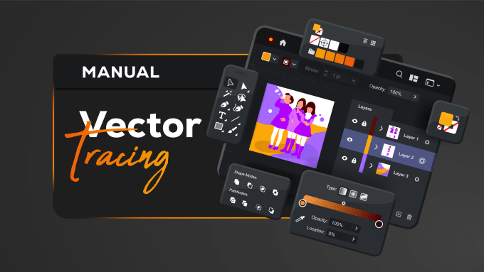 Gig Preview - Do manual vector tracing