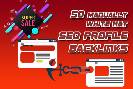 Gig Preview - Create 30 manual DR 60 profile backlinks  white hat SEO