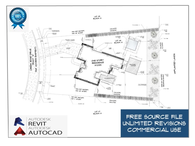 Gig Preview - Design your 2d site plan and landscape plan